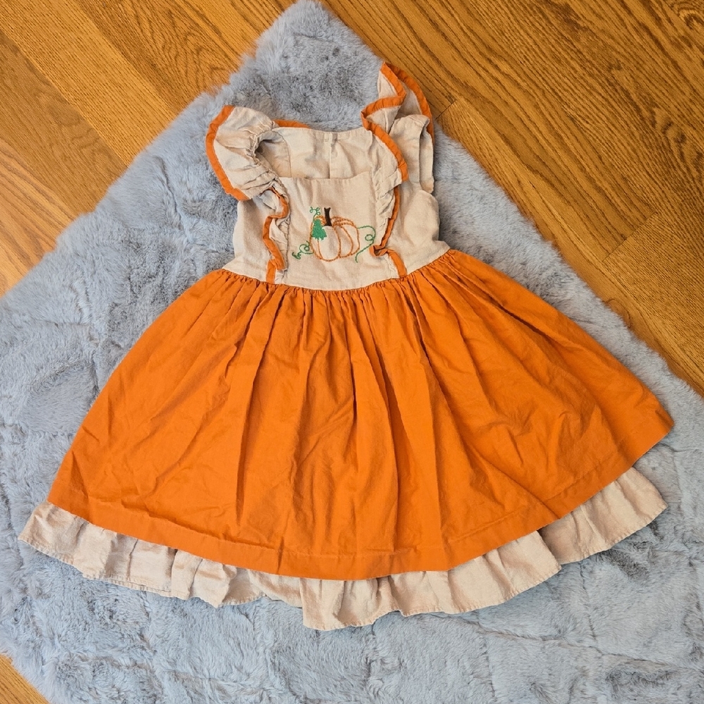 Eleanor Rose Fall Pumpkin Dress, Great Condition